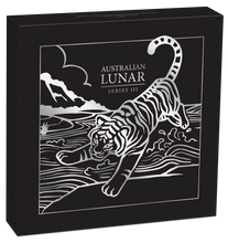 Load image into Gallery viewer, 2022 Lunar Year of the TIGER 1 Kilo Silver $30 Coin NGC MS70 w/ Gold Privy Mark