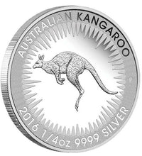 Load image into Gallery viewer, 2016 Australian FIRST Kangaroo PROOF .9999 Silver 1/4 oz Coin Australia