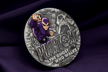 Load image into Gallery viewer, The Phantom 2023 2oz .9999 Silver Antiqued Colored $2 Coin