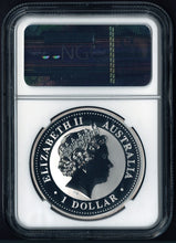 Load image into Gallery viewer, 2006 P Australia Pure Silver Lunar Year Dog Colorized NGC MS 70 1 oz Coin MS70