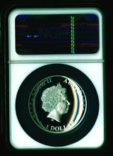 Load image into Gallery viewer, High Relief 2013 P Proof $1 Silver Australia Kookaburra 1 oz Coin PF70 UC ER