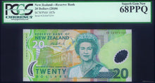 Load image into Gallery viewer, New Zealand 20 Dollars (2006) P187b Uncirculated Graded 68 Queen Elizabeth QE II