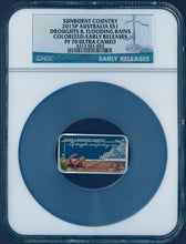 Load image into Gallery viewer, 2015 $1 Sunburnt Country Drought & Flooding Rains 1oz Silver Coin NGC PF70 ER