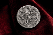 Load image into Gallery viewer, 2024 Year of the Dragon 2oz .9999 SILVER $2 Lunar ANTIQUED COIN "P125"