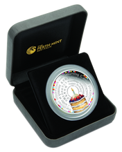 Load image into Gallery viewer, 2018 Perth Mint Birthday Wishes 2 OZ $2 two dollar SILVER PROOF COIN ideal gift