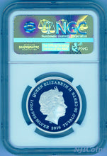 Load image into Gallery viewer, 2016 P Tuvalu PROOF Silver The Cubs Snow Leopard NGC PF70 1/2 oz Coin w/ OGP