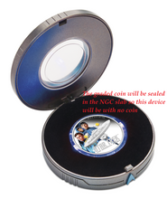 Load image into Gallery viewer, 2019 Star Trek ENTERPRISE & CREW 2oz Silver $2 Coin NGC PF70 ER 1,250 Mintage