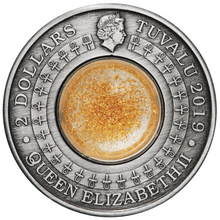 Load image into Gallery viewer, 2019 Egypt Golden Treasures of Ancient 2oz Silver Antiqued $2 Coin NGC MS 70 FR
