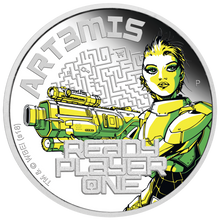 Load image into Gallery viewer, 2-Coin Set 2018 Ready Player One - Art3mis & Parzival 1x2oz SIlver Proof $1