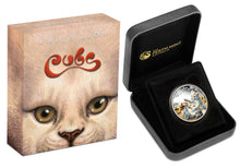 Load image into Gallery viewer, 5-coin set 2016 Cubs Tiger Jaguar Snow Leopard White lion Lynx Silver 2.5 oz