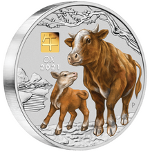 Load image into Gallery viewer, 2021 Lunar Year of the OX 1 Kilo Silver $30 Coin NGC MS70 w/ Gold Privy Mark