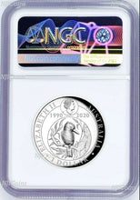 Load image into Gallery viewer, 2020 Australia HIGH RELIEF 1oz Silver Kookaburra 30 Ann $1 Coin NGC PF70 +OGP