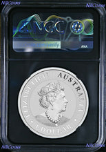 Load image into Gallery viewer, 2022 Australia Silver Kangaroo NGC MS70 $1 1oz Coin Flag FR Black Core Label