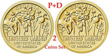 Load image into Gallery viewer, 2-coin-set 2019 P-D American Innovation Georgia Dollar $1 US Mint
