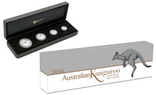 Load image into Gallery viewer, Australian Red Kangaroo 2016 Silver Proof Four-Coin Set in Presentation Case