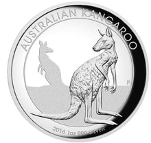 Load image into Gallery viewer, 2016 Australian Kangaroo 1 oz Dollar $1 Silver Proof High Relief Coin Australia
