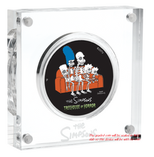 Load image into Gallery viewer, 2022 The Simpsons Series TREEHOUSE OF HORROR $1 1oz Silver COIN NGC MS70 ER