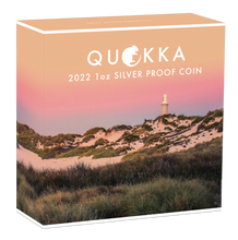Load image into Gallery viewer, 2022 Australia Quokka 1oz .9999 Silver Proof Colored Coin