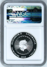 Load image into Gallery viewer, 2015 Australia White Mother of Pearl Shell 1 oz Silver Proof Coin NGC PF69