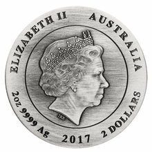 Load image into Gallery viewer, Australian Koala 2017 2oz Silver High Relief Antiqued $2 Coin Australia Antique