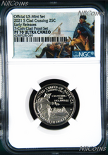 Load image into Gallery viewer, 2021 US Mint Proof 7-Coin-SET Dime Half Penny Nickel Quarter Dollar NGC PF70 ER