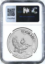 Load image into Gallery viewer, 2024 Australia 1oz Silver Kookaburra NGC MS 69 $1 Coin KING CHARLES III EFFIGY U