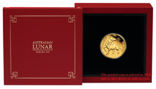 Load image into Gallery viewer, 2021 P Australia PROOF GOLD $25 Lunar Year of the Ox NGC PF70 1/4 oz Coin