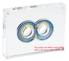 Load image into Gallery viewer, 2022 OUROBOROS ANTIQUED 2oz Silver $2 COIN NGC MS70 FR