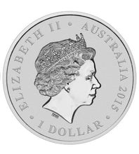 Load image into Gallery viewer, The Longest Reigning Monarch Queen Elizabeth II 2015 1oz Silver Intaglio Coin