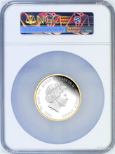 Load image into Gallery viewer, 2022 60 Years of James Bond 007 SILVER PROOF $2 2oz Gilt Gilded COIN NGC PF70 ER