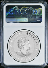 Load image into Gallery viewer, 2022 P Australia Silver Kangaroo NGC MS69 $1 1oz Coin ER Flag Label