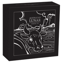 Load image into Gallery viewer, AUSTRALIAN 2021 Lunar Year of the OX 1oz $1 Silver HIGH RELIEF COIN Series3