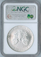 Load image into Gallery viewer, 2007 AMERICAN EAGLE 1 oz SILVER Coin NGC MS69 MS 69 Blue LABEL EARLY RELEASES