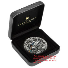 Load image into Gallery viewer, 2021 P ZHAO YUN ANTIQUED 5 Oz .9999 Silver $5 COIN NGC MS69 FR 388 mintage