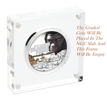 Load image into Gallery viewer, 2018 Planet of the Apes 50th Anniversary SILVER PROOF $1 1oz COIN NGC PF70 UC ER