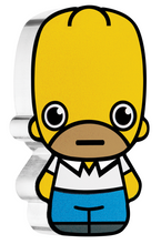 Load image into Gallery viewer, 2022 Homer SIMPSON Simpsons 1oz Colored SILVER Perth Mint 2nd MINTED MINI COIN