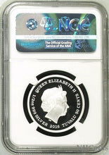 Load image into Gallery viewer, 2016 TUVALU Ocean Fairy Silver Proof NGC PF 70 1/2oz Half Dollar Coin ER Colored