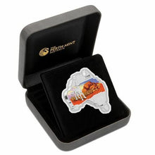 Load image into Gallery viewer, Australia MAP SHAPED COIN SERIES 2016 Dingo 1 OZ SILVER proof COIN