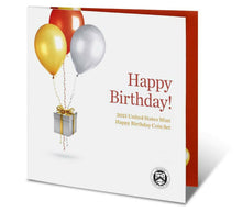 Load image into Gallery viewer, 2021 S US Mint Happy Birthday Proof 5 Coin Set (21RE) with Gift Card Folder