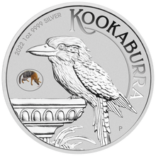 Load image into Gallery viewer, 4-Coin Set 2022 ANDA Kookaburra 1oz $1 Silver Koala Numbat Possum Platypus PRIVY