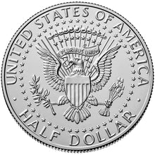 Load image into Gallery viewer, 2022 Kennedy Half Dollars 2 coins set P + D Clad President 50¢ coin US Mint