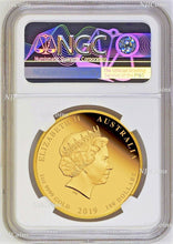 Load image into Gallery viewer, 2019 P Australia PROOF COLORED GOLD $100 Lunar Year of the PIG NGC PF70 1oz Coin