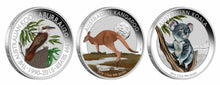 Load image into Gallery viewer, Australia Outback 2015 1/2oz Silver Colorized 3-Coin Set Collection NGC SP69