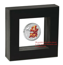 Load image into Gallery viewer, 2020 P HAPPY CHINESE NEW LUNAR YEAR DANCING LION SILVER $1 1oz COIN NGC MS70