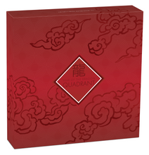 Load image into Gallery viewer, 2024 LUNAR YEAR OF THE DRAGON QUADRANT SILVER $1 4-coin-set 4x 1oz Fan-shape