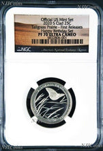 Load image into Gallery viewer, 2020 HAPPY BIRTHDAY SET 5-Coin-Set Dime Half Penny Nickel Quarter NGC PF70