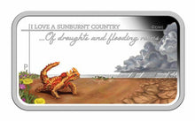 Load image into Gallery viewer, AUSTRALIA SUNBURNT COUNTRY DROUGHTS & FLOODING RAINS 2015 1OZ SILVER PROOF COIN