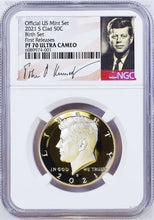 Load image into Gallery viewer, 2021 US Mint BIRTH SET 5-Coin-Set Dime Half Penny Nickel Quarter NGC PF70 UC FR