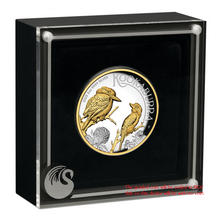 Load image into Gallery viewer, 2023 Australia GILT PROOF HIGH RELIEF 2oz Silver Kookaburra $2 Coin NGC PF70 FR