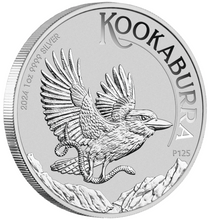 Load image into Gallery viewer, The first effigy of King Charles III on Kookaburra Coin 1oz $1 Silver .9999 2024